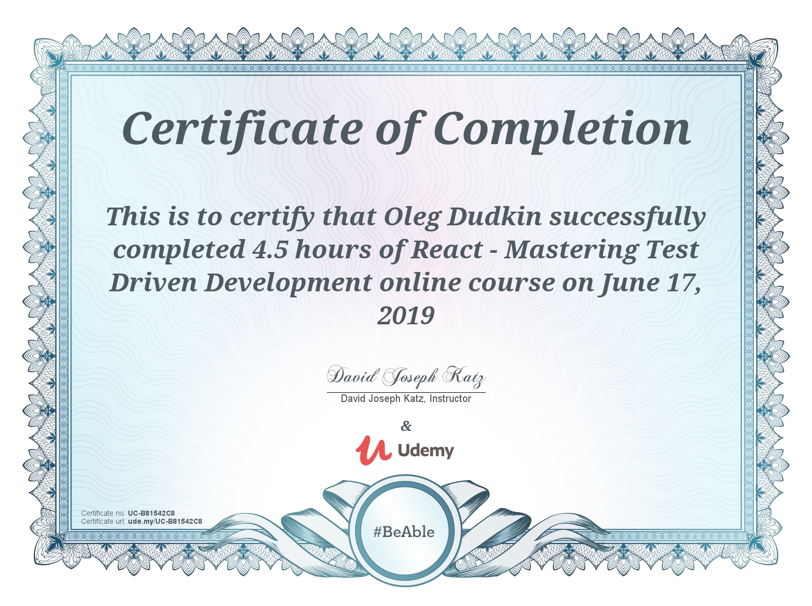 React - TDD